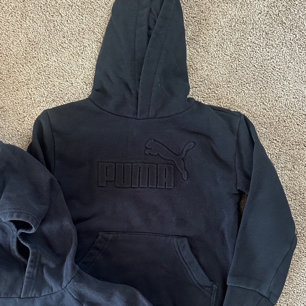 Kids' Navy and Black Hoodies 5/6 - Picture 3 of 4